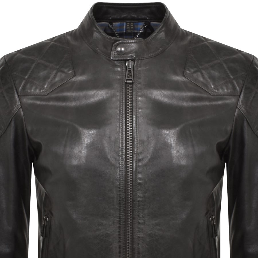 Belstaff Black Leather Outlaw 2.0 Jacket